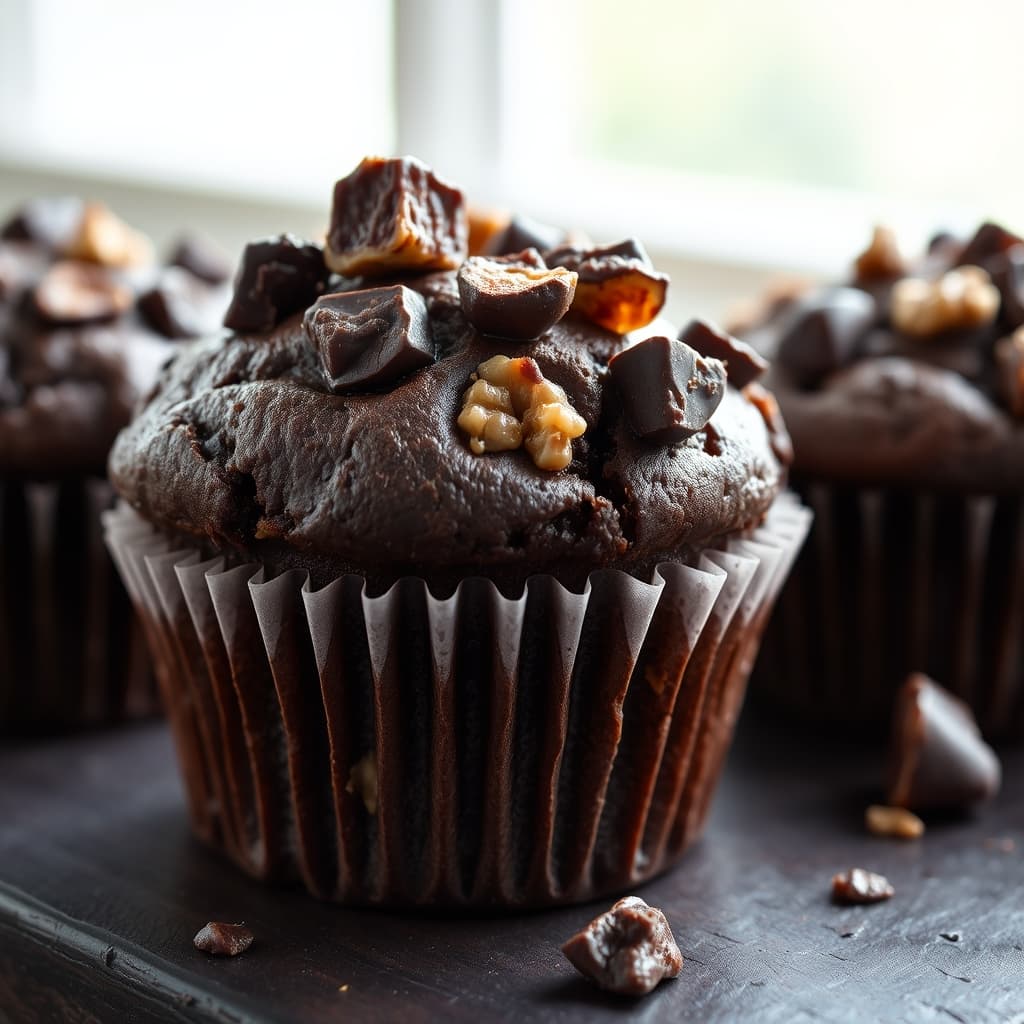 Fit Kakaolu Muffin tarifi görseli - 12 kişilik 230 TL