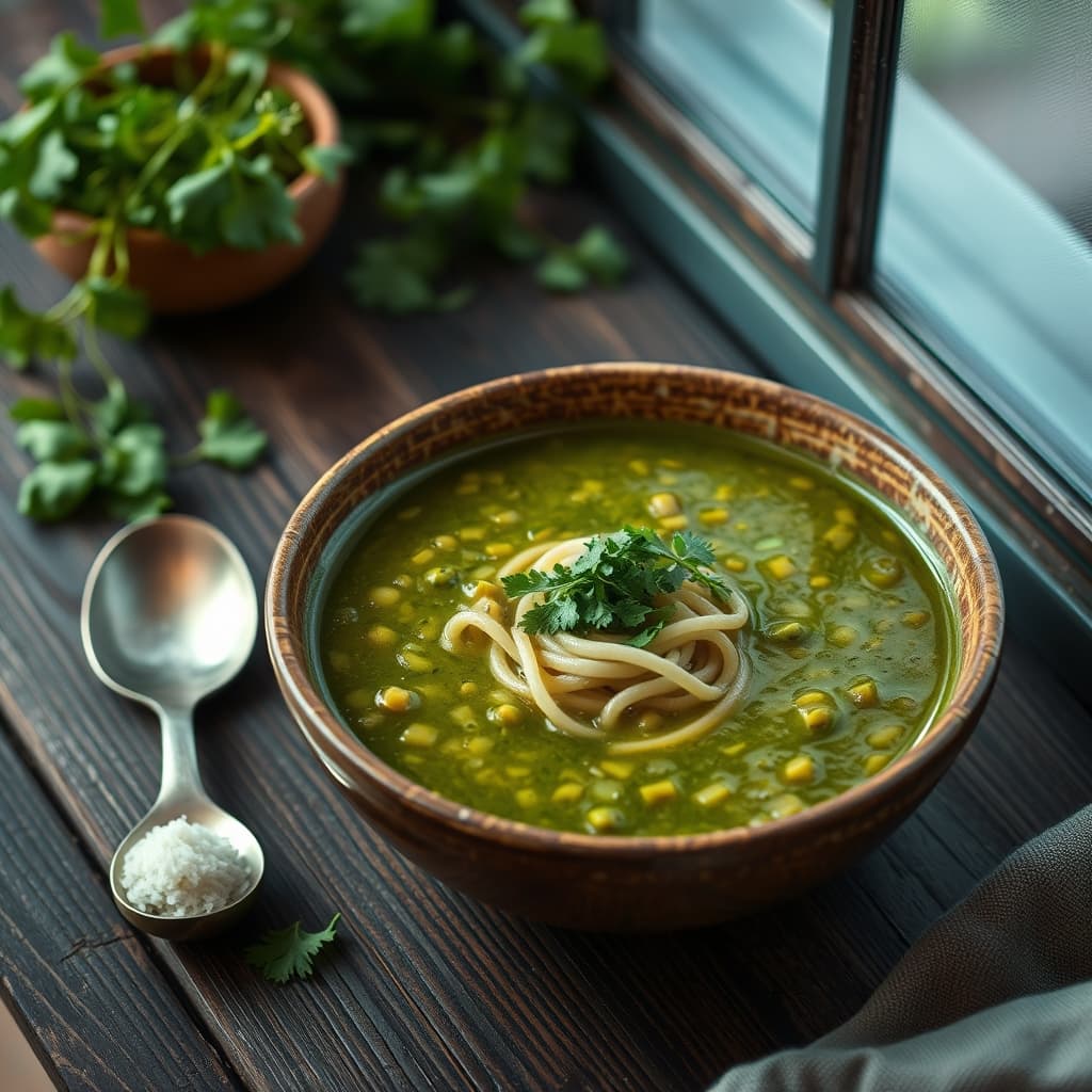 Şehriyeli Yeşil Mercimek Çorbası tarifi görseli - 4 kişilik, 50 TL maliyet