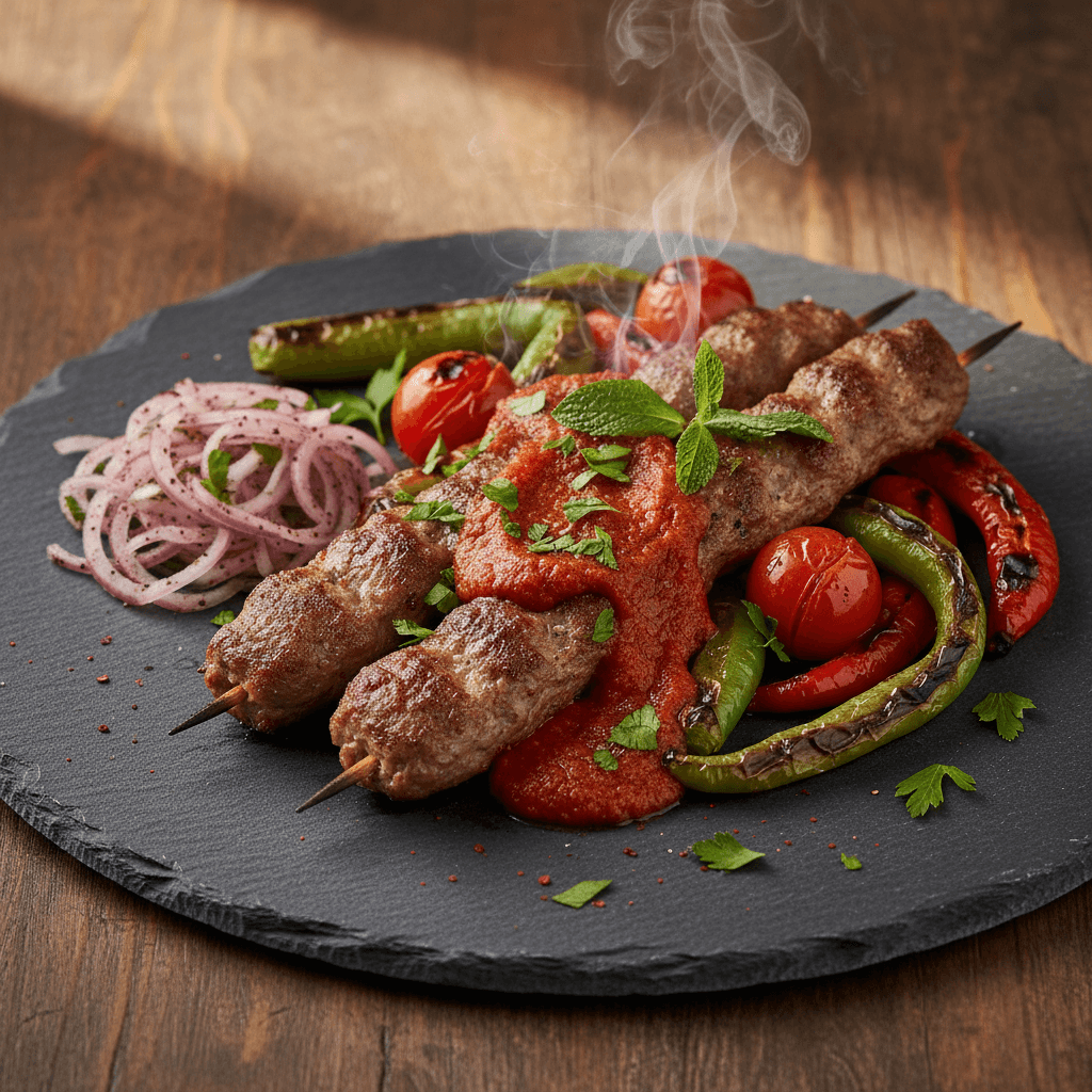 Ev Usulü Urfa Kebabı tarifi görseli - 6 kişilik, 312 TL maliyet