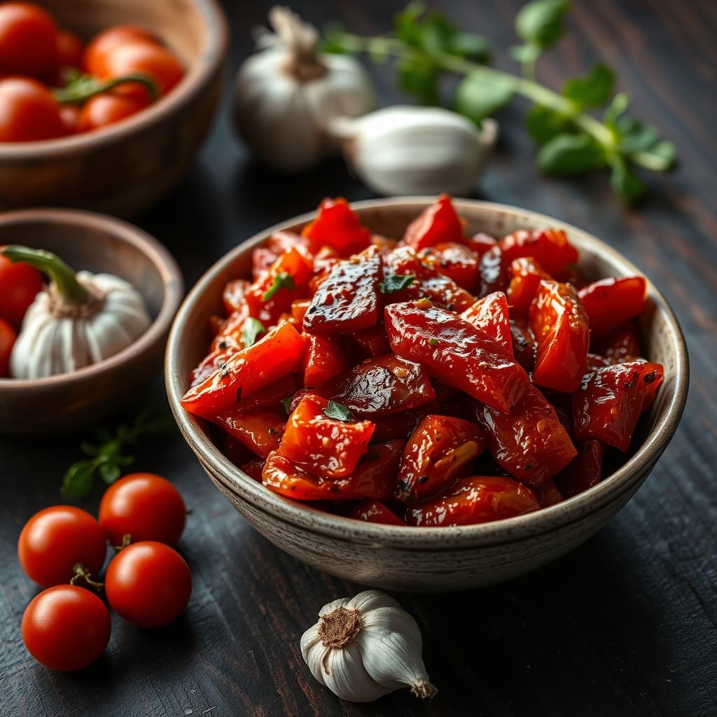 Közlenmiş Kırmızı Biber Yemeği tarifi görseli - 4 kişilik 1713 TL