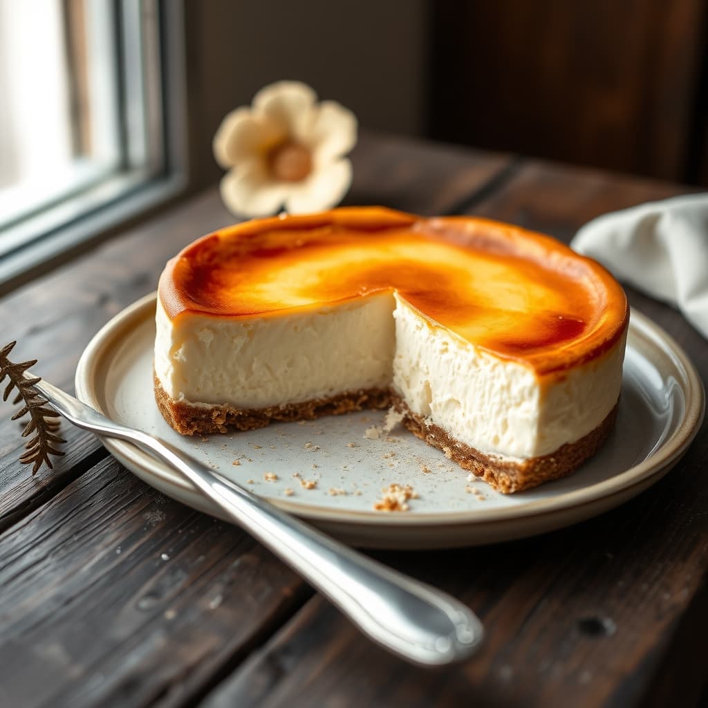 San Sebastian Cheesecake tarifi görseli - 6 kişilik, 415 TL maliyet