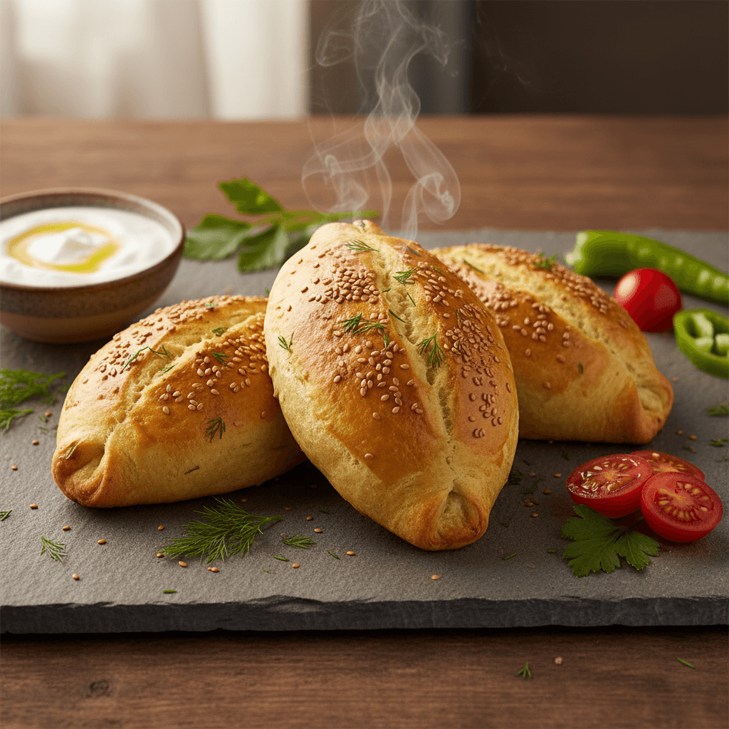 Zeytinyağlı Mayasız Poğaça tarifi görseli - 20 kişilik, 124 TL maliyet