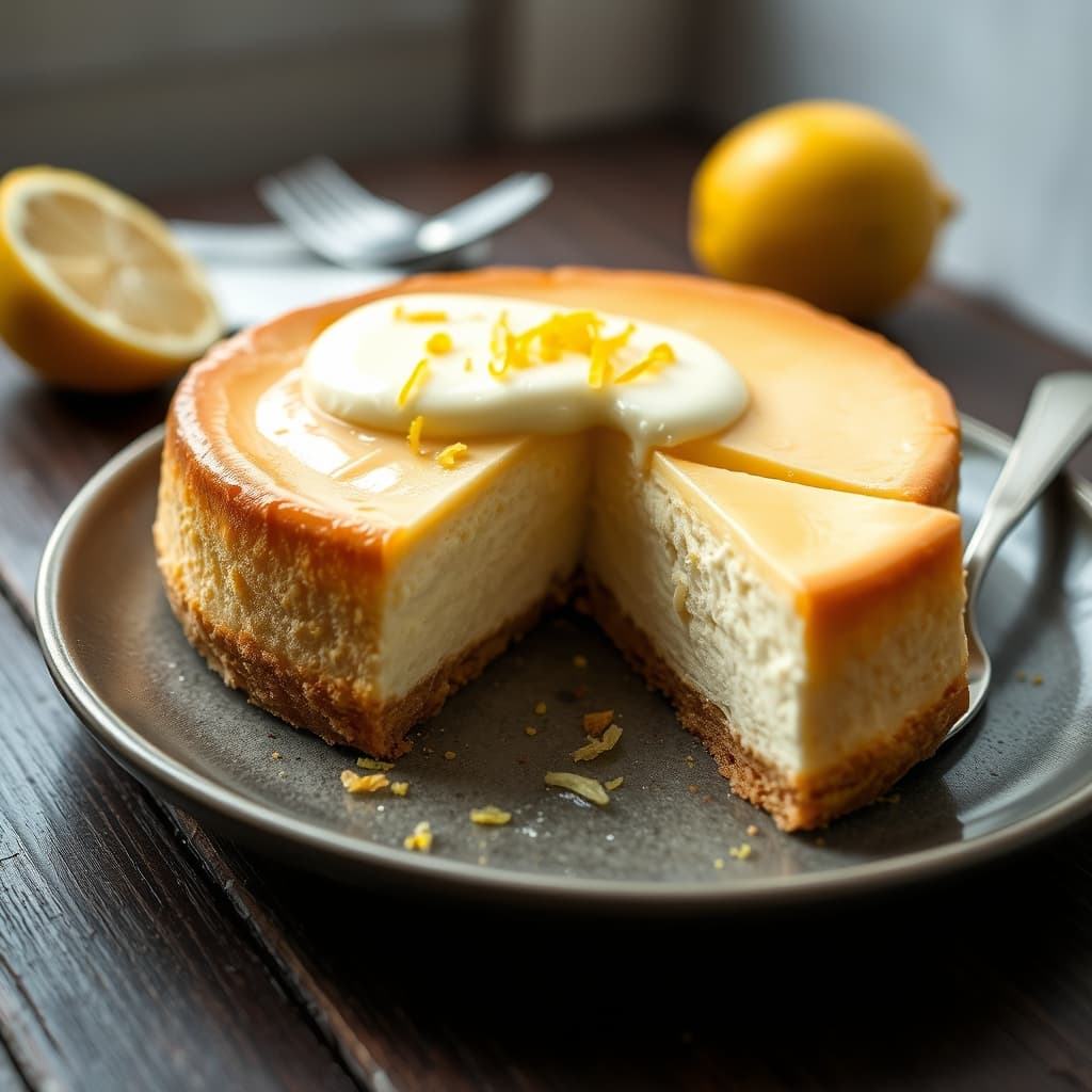 Limon Kremalı Cheesecake tarifi görseli - 8 kişilik, 717 TL maliyet