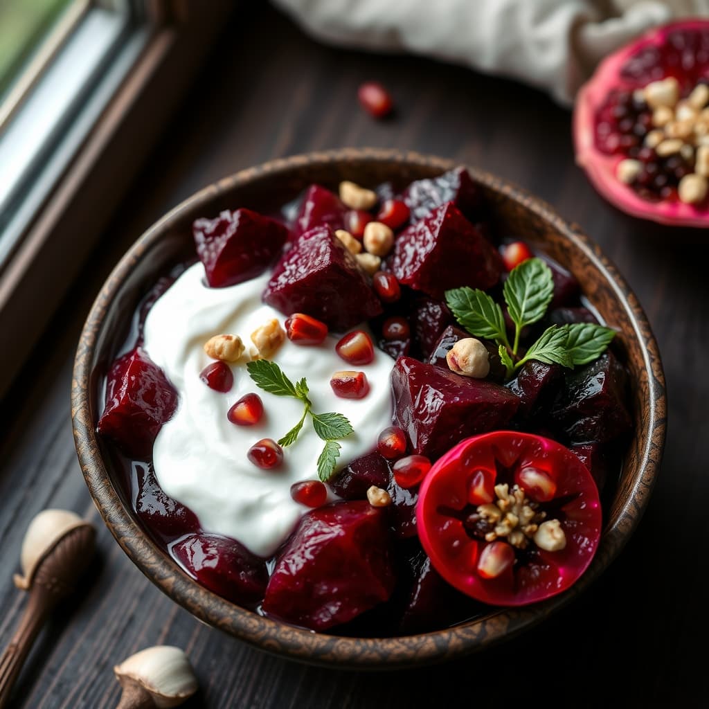 Yoğurtlu Pancar tarifi görseli - 1 kişilik, 20 TL maliyet
