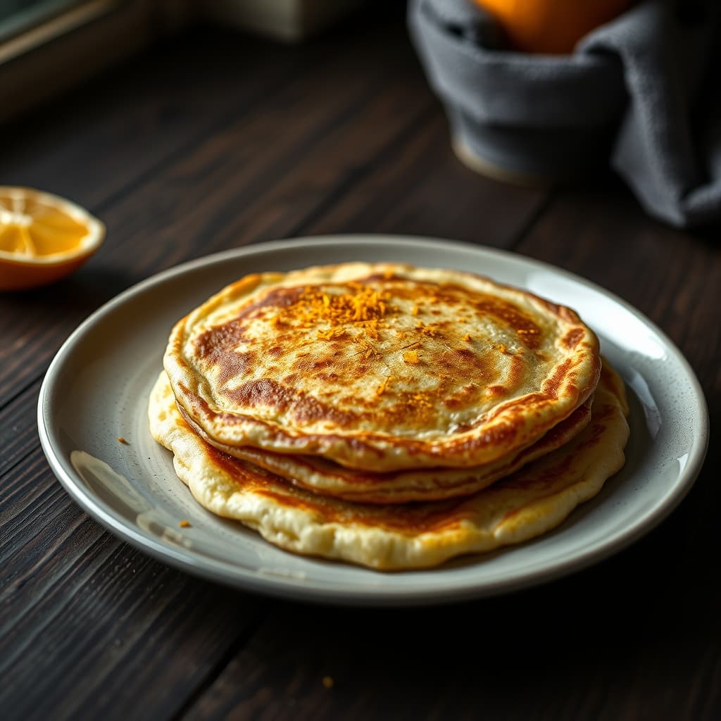 Portakallı Fit Pancake tarifi görseli - 12 kişilik, 34 TL maliyet