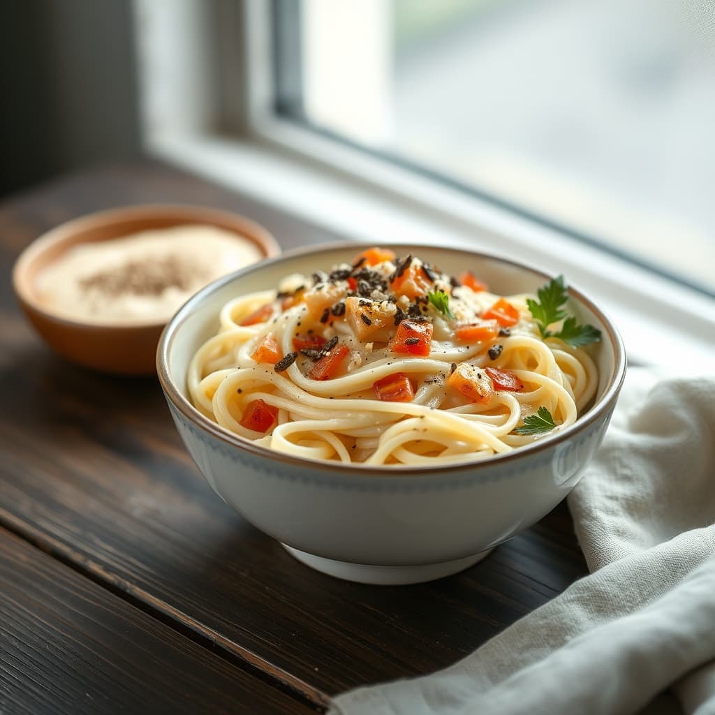 Özel Soslu Makarna tarifi görseli - 2 kişilik, 30 TL maliyet
