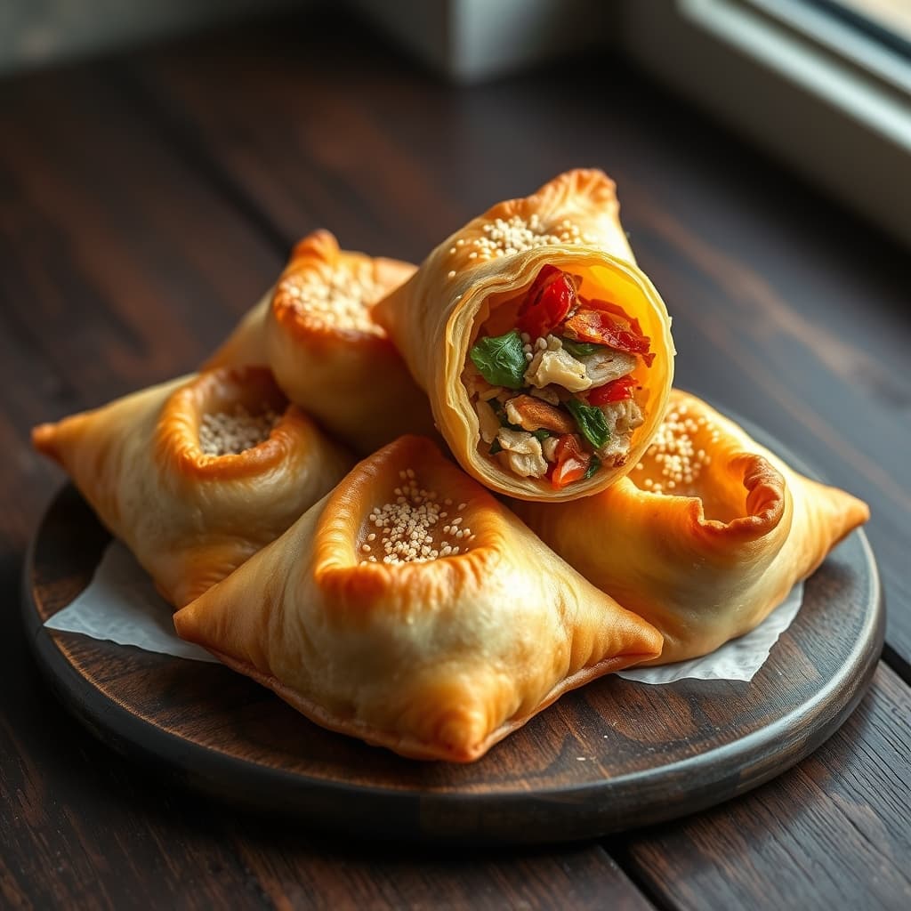 Tavuklu Sebzeli Börek tarifi görseli - 6 kişilik, 354 TL maliyet
