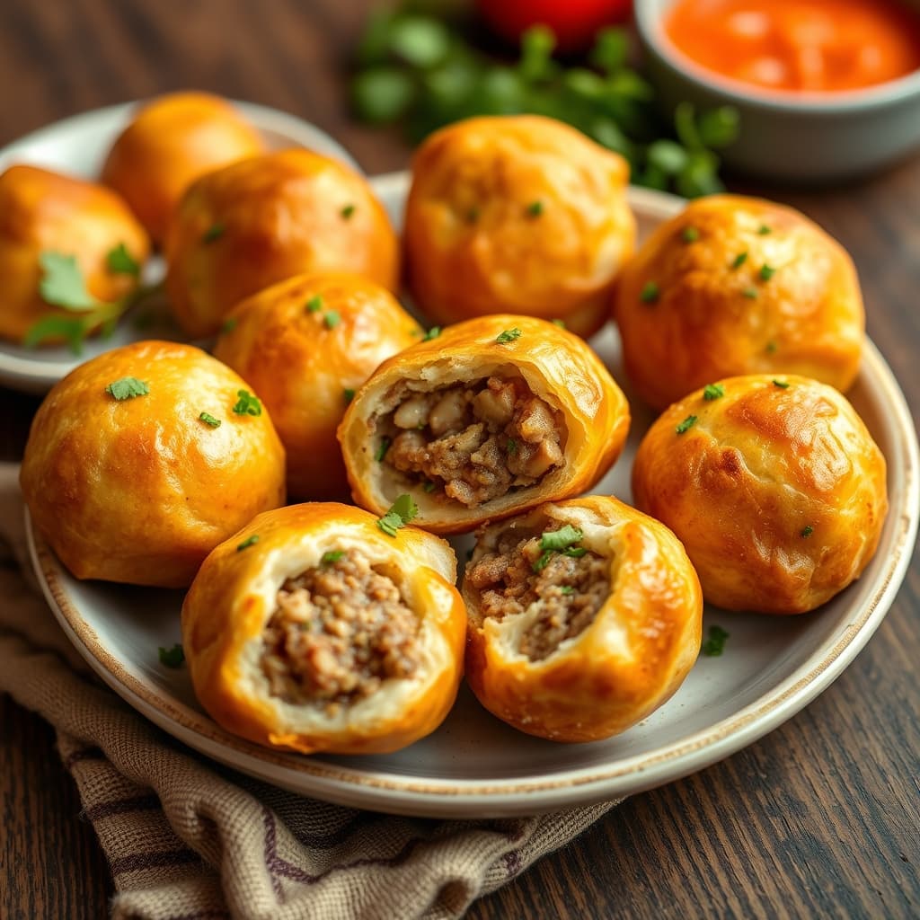 Cheddarlı Bolonezli Lezzet Topları tarifi görseli - 6 kişilik, 353 TL maliyet