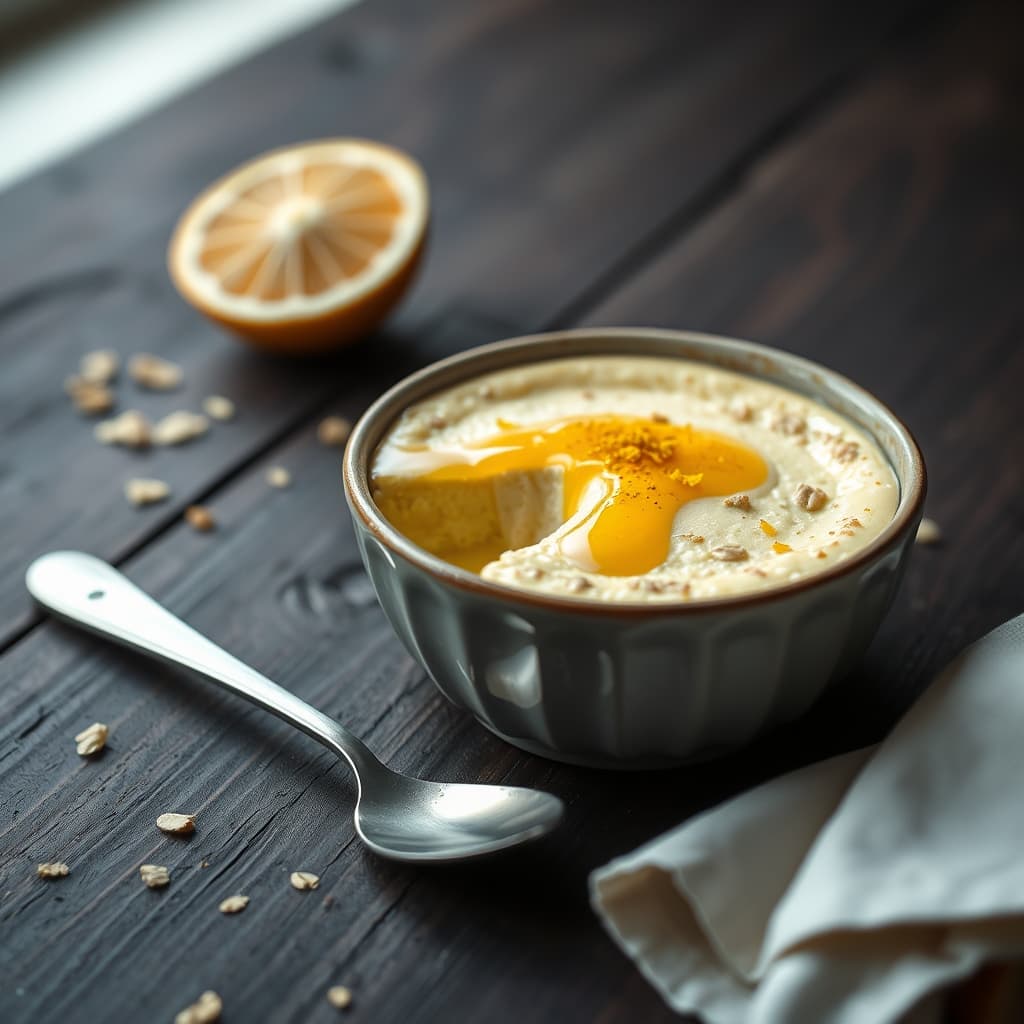 Limonlu Cheesecake Yulaf Lapası tarifi görseli - 1 kişilik 23 TL
