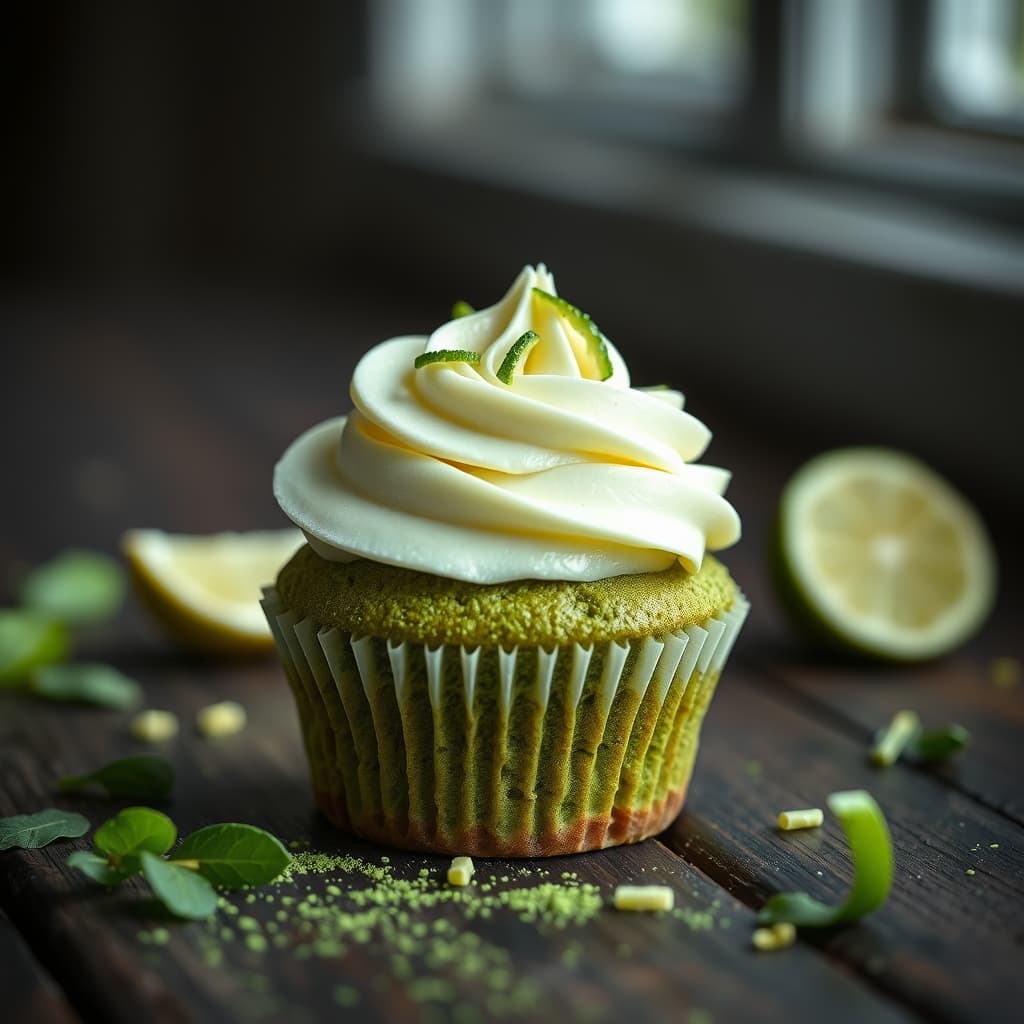 Matcha Çaylı Cupcake tarifi görseli - 12 kişilik, 391 TL maliyet