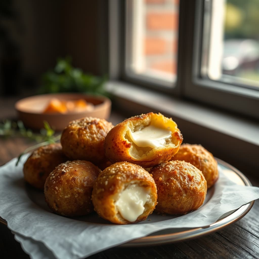 Kaşarlı Patates Topları tarifi görseli - 4 kişilik, 217 TL maliyet
