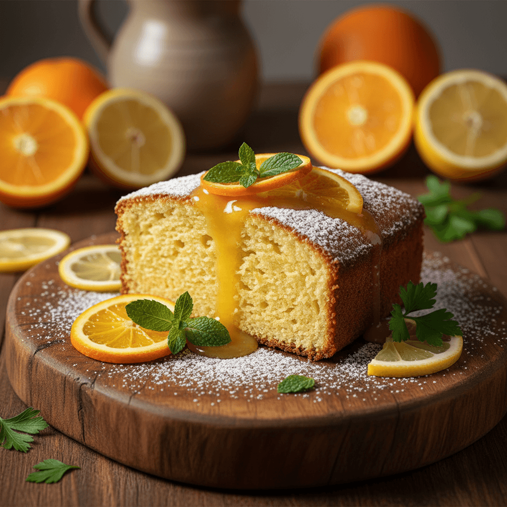 Limonlu Portakallı Kek tarifi görseli - 10 kişilik, 129 TL maliyet