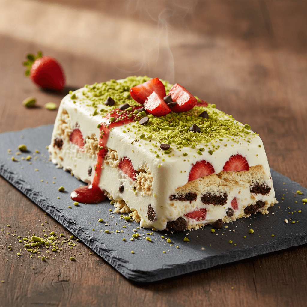 Çilekli Parfe tarifi görseli - 4 kişilik, 346 TL maliyet