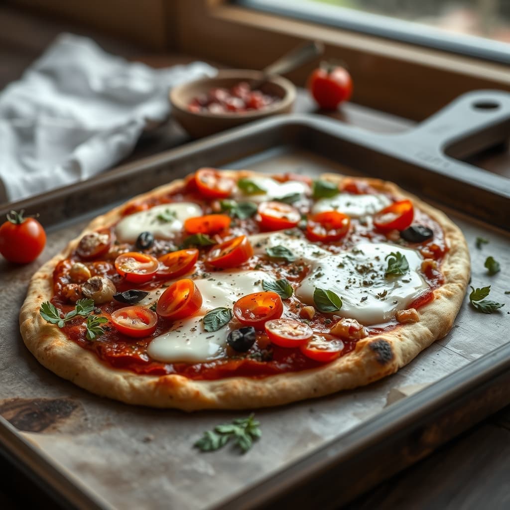 Pratik Lavaş Pizza tarifi görseli - 2 kişilik, 756 TL maliyet